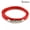 Red -50cm, variant on 2mm 45/50cm Necklace Rope Leather Cord Stainless Steel Lobster Clasp Mens Womens-Red -50cm