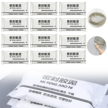 

Gobwell Clearance Deal! Super Diamond Mudseal Super Diamond Mud Seal White Seal Duct Seal Sealing Clay Super Diamond Mudseal for Metal for Drain Connection Wall Hole Air Conditioni Repair agent