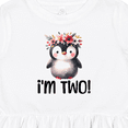 thumbnail image 4 of Inktastic 2nd Birthday Party Penguin 2 Year Old Girl Girls Toddler Dress, 4 of 5