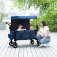 thumbnail image 2 of GAP babyGap Deluxe Explorer Wagon, camuflaje azul marino, 2 of 5