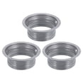 thumbnail image 1 of Uxcell 5 Inch Duct Connector Flange Straight Pipe Flange Round Ventilation Duct, 3 Pcs, 1 of 5
