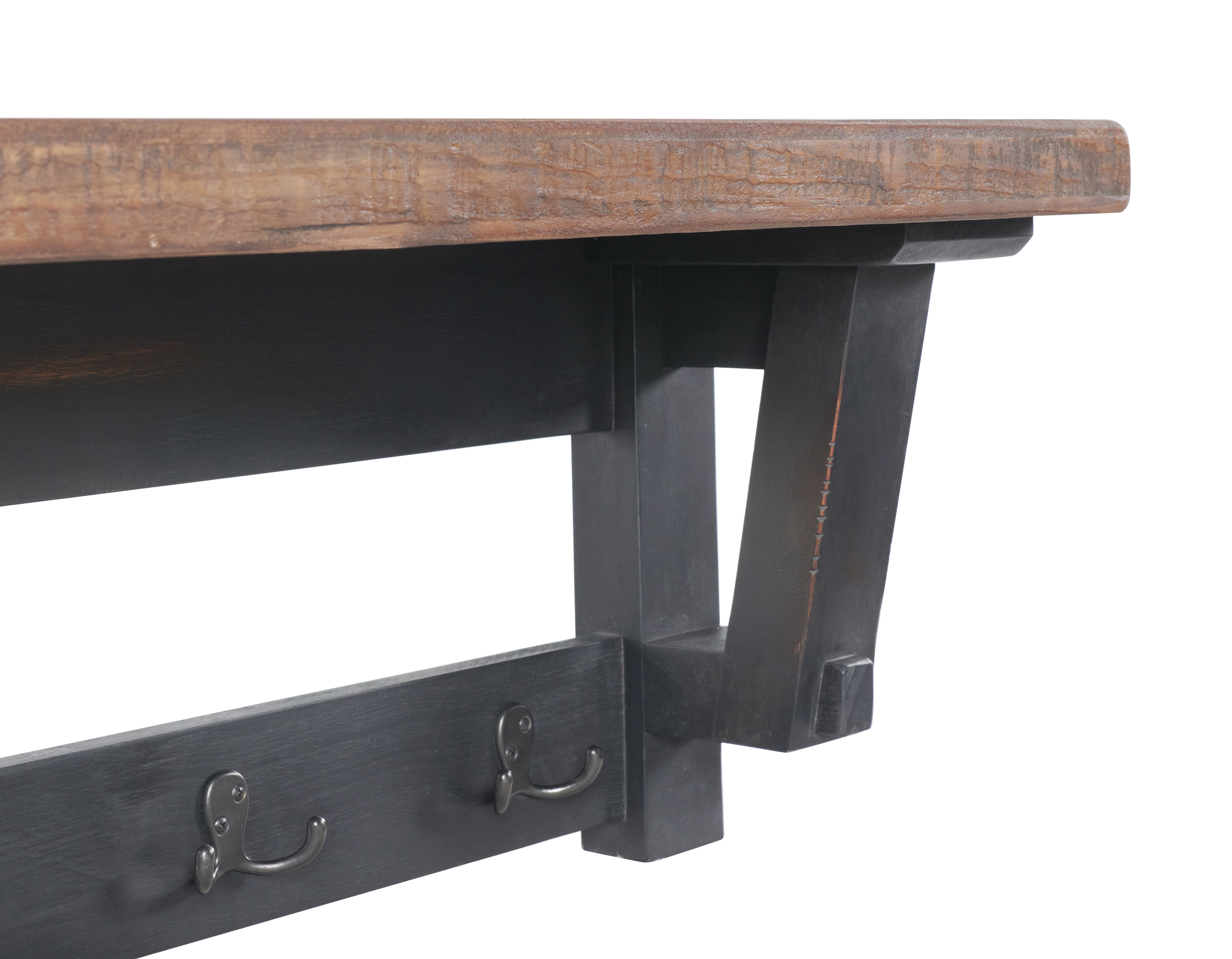 Alaterre Bolton Furniture Adam 42"L Wood Coat Hook with Shelf