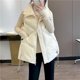 thumbnail image 2 of Chalecos para mujer, chalecos de algodón con plumón de pato, cárdigans casuales sin mangas con cuello alto, chaquetas vintage de gran tamaño, chaquetas sólidas, blusas para mujer, 2 of 4