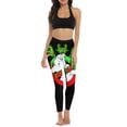 thumbnail image 5 of Ghostbusters Green Slimer Yoga Pants Women High Waisted Tummy Control Non See-Through Elastic Running Workout Yoga Leggings Pants, 5 of 7