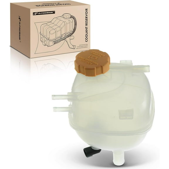 A-Premium Coolant Expansion Tank Compatible with Saab 9-3 2003-2011 9-3X 2010-2011 L4 2.0L Front
