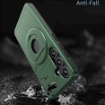 thumbnail image 2 of Dteck for Galaxy S24 Case, Shockproof Rugged & Kickstand Strong Magnetic Heavy Duty Drop Protection Slide Lens Protection Case for Samsung Galaxy S24,Darkgreen, 2 of 5