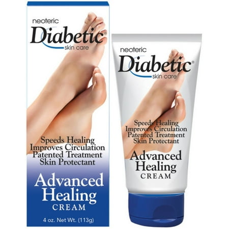 Neoteric Diabetic Advanced Healing Skin Cream 4 oz (Pack of 4)
