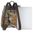 thumbnail image 3 of Easygdp Mallard Ducks Mochila de Cuero para Mujeres, Bolso de Hombro, Bolsos de Mano de Moda para Trabajo y Viajes, 3 of 4