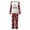 Multicolor-Dad, variant on Odeerbi Christmas Pajamas for Family Holiday Long Sleeve Family Christmas Pajamas Matching Sets Dad Plaid Printed Tops Pants Set Two-Piece Sleepwear Xmas Family Matching PJs Set Multicolor