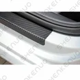 thumbnail image 4 of KNACK- 4Pcs Carbon Fiber 4D Car Accessories Door Sill Scuff Protector Stickers Us, 4 of 6