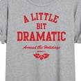 thumbnail image 3 of Mean Girls - Little Bit Dramatic Around Holidays - Women's Oversized T-Shirt, 3 of 5
