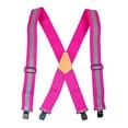 thumbnail image 4 of MELOTOUGH Reflective Safety Suspenders|Work Suspenders with Hi Viz Pink Reflective Strip Hold Up Tool Belt Suspenders, 4 of 5