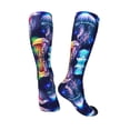 thumbnail image 4 of Balery Transparent Jellyfishes Fun Novelty Socks Men'S Women'S Crew Socks Funny Crazy Novelty Socks Quirky And Cool Socks, 4 of 9