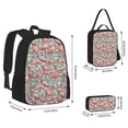 thumbnail image 2 of Balery Pink Flamingo Mochila escolar 3 en 1 para niños: mochila resistente con lonchera térmica y estuche para lápices. Mochila escolar para niños y niñas., 2 of 7