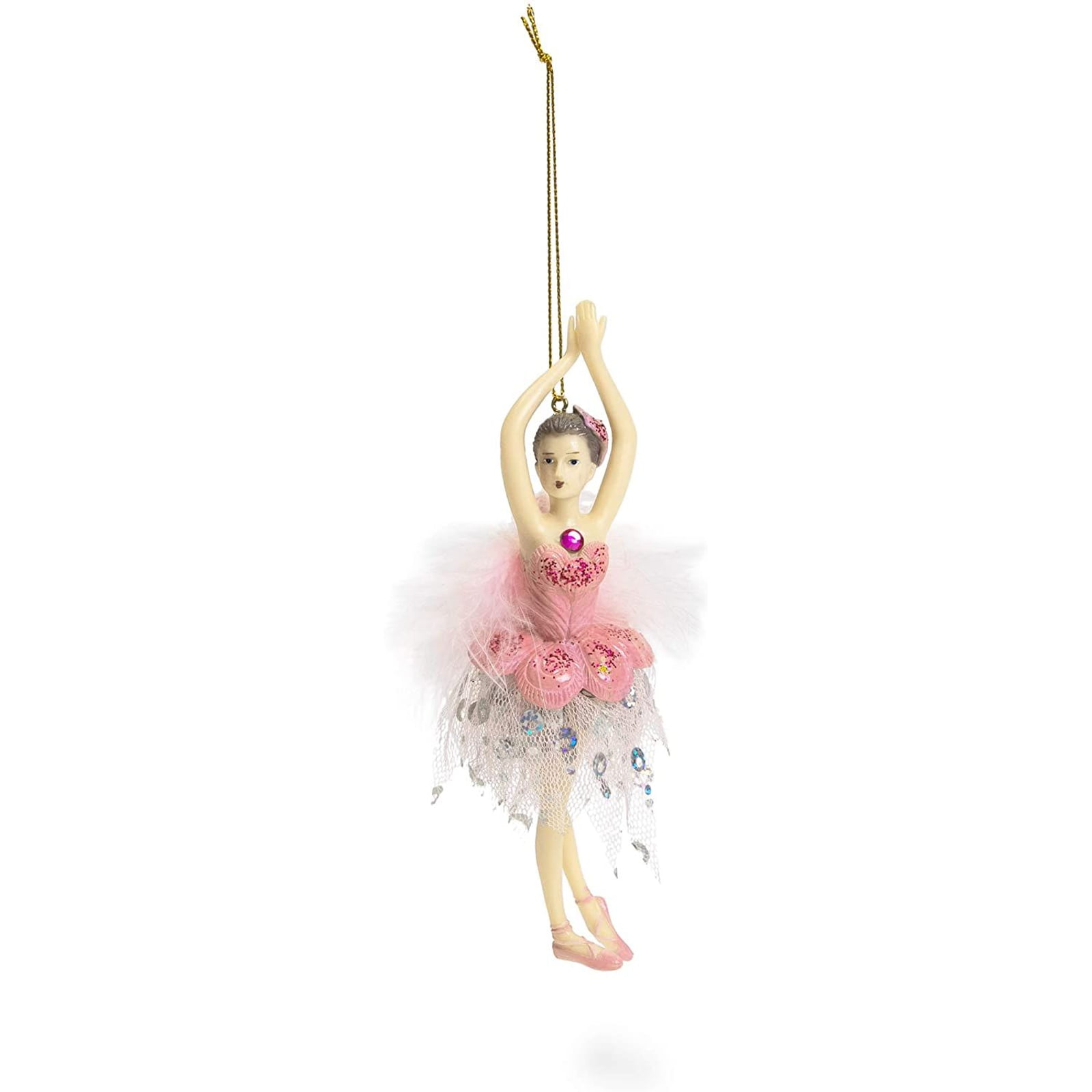 Neon Pink Glitter Tiny Dancer Keepsake Present NEWBORN DANCER TUTU ROMPER