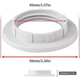 thumbnail image 2 of Pack of 10 Shade Adapter Rings E27 Lamps, 2 of 5