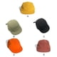 thumbnail image 5 of Qarigey Gorra de béisbol lisa con visera corta con paneles Gorra de béisbol lisa corta con para papá Sombrero Sombreros Amarillo, 5 of 6