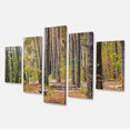 thumbnail image 2 of Green Fall Forest with Thick Woods - Modern Forest Canvas Art, 2 of 3
