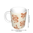 thumbnail image 2 of Disketp Hand Drawn Snake Large Coffee Mug with Handle Tea Cup Novelty Coffee Cup for Men Women Office Work, 2 of 6