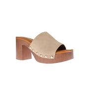 Women's Studded Slide Heeled Clog
