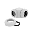 thumbnail image 4 of Corsair Hydro X Series XF Hardline 90 Degree Fittings, 12mm OD, White, 2-pack, 4 of 4