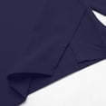 thumbnail image 6 of Womens Oversized Shirts Comfort Cotton Embroidered Long Sleeve Loose Tee Summer Spring Shirts for Women Blue 4Xl, 6 of 7