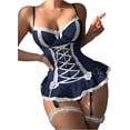thumbnail image 4 of CAILDANL Women's lace pajama set, 4 of 5