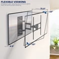 thumbnail image 2 of VIVO Recessed In-Wall TV Mount for up to 100" LED LCD Screens, Ultra Low Profile, 2 of 8