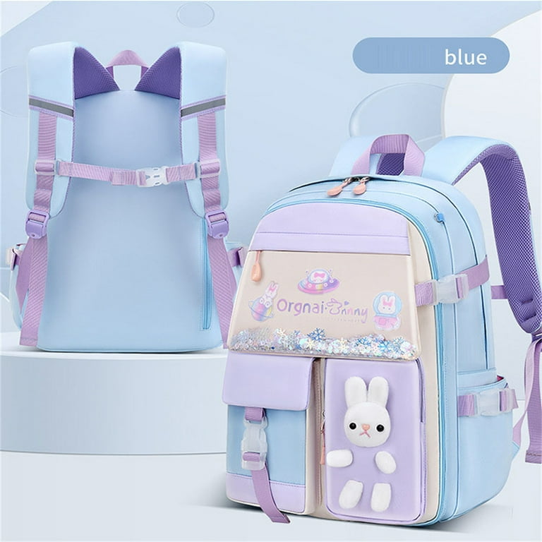 Preschooler Toddler Backpack Girls,Cute 3D Cartoon Little Bear Kindergarten  Bookbag,Waterproof Large Space School Backpacks,Girls Backpack for