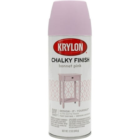 Chalky Finish Aerosol Spray Paint 12oz-Bonnet Pink