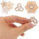 thumbnail image 5 of YSNOOWE 3Ud Anillos Para Bufandas Dorados Con Elegantes Para Mujer Sujeta Pañuelos Y Chalinas, 5 of 6