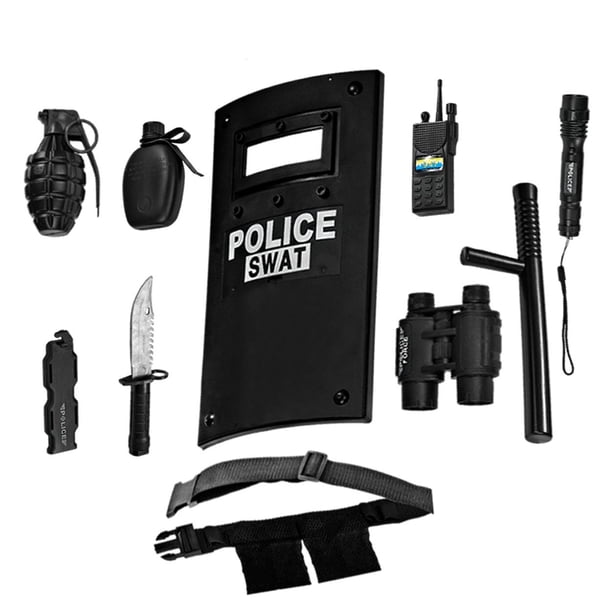 Set de Juego de Rol de Policías Dress Up America PARA Niños con 10 Accesorios