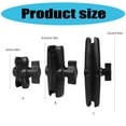 thumbnail image 3 of Aluminum Double Socket Support Holder Double Socket Arm Motorcycle Socket Mount for Mounts Metal Ball Socket Mount, 3 of 9