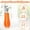 Orange, variant on Wide Jaw Opening Anti-Splash Slanted Nail Clipper, Curved Toenail Clippers, Ingrown Toenail Clippers for Women and Men, Black