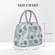 thumbnail image 2 of Balery Algae Corals and Seashells Bolsa de Almuerzo para Mujeres, Caja de Almuerzo, Bolsa de Almuerzo Pequeña Impermeable, Tote de Almuerzo Reutilizable con Gran Capacidad, 2 of 6