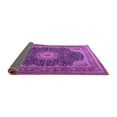 thumbnail image 2 of Ahgly Company Indoor Rectangle Medallion Purple Traditional Area Rugs, 7' x 9', 2 of 4