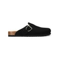 thumbnail image 2 of Sun + Stone Womens PERLAA Faux Suede Slip On Slide Slippers, 2 of 3