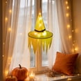 thumbnail image 7 of Hanging Witch Hat String Light - Light Up Waterproof Glowing Halloween Decor, Battery Operated LED Sawtooth Hat for Indoor Outdoor, Garden, Yard, 7 of 7