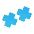 thumbnail image 1 of 2x Cubrepezones transpirables desechables cómodos finos accesorios adhesivos para el pecho Azul claro, 1 of 9