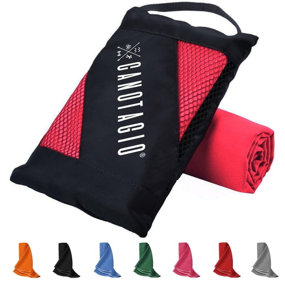 Toalla Canotagio deportiva de Microfibra para Viaje Gym Playa rojo Grande Canotagio TDMFSMAZ