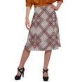 thumbnail image 1 of Moomaya Jupe en Poly Spandex avec Taille Élastique Jupe Imprimée Tenue d'Été pour Femmes, 1 of 5