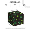 thumbnail image 4 of Tissue St. Patrick's Day8 Box Cover Holder, Square by Xecao - Leather Decorative Organizer for Tabletop, Bathroom, Car, Office, 4 of 8