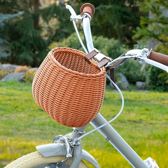 lacooooppia Kids Bike Basket Cycling Basket Storage Basket Tricycle Basket Weatherproof Basket Front Handlebar Basket for Cycling