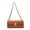 brown, variant on Chain messenger bag retro PU leather small bag is suitable for daily dating.-black