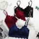 thumbnail image 2 of in2it Mujeres Sujetadores De Encaje Hermosos Inalámbricos Ropa Interior Lencería Sujetador Acolchadopangjing, 2 of 4