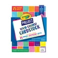 thumbnail image 2 of Crayola Project Cardstock Paper Pad 9"X12"-25 Sheets - Assorted Colors, 2 of 2