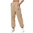 thumbnail image 4 of Sakmal Sweatpants Women High Waisted Joggers Pants Workout Casual Graphic Womens Sweatpants M, 4 of 4