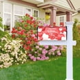 thumbnail image 6 of Valentines Day Mailbox Covers Magnetic Standard Size 18 X 21 Rustic Pink Red Love Heart Print Holiday Decorations Mailbox Cover Mailbox Wrap Post Letter Box Cover Decor for Home Outdoor Garden, 6 of 6