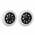 thumbnail image 1 of Paquete de 2 ruedas de repuesto para carrito de compras de gomaespuma (negras, Hot Wheels),, 1 of 1
