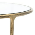 thumbnail image 3 of SAFAVIEH Couture Jessa Glam Round Metal Coffee Table, Brass, 3 of 5